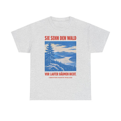 Unisex T-Shirt mit Zitat - Wieland - Sie sehn den Wald vor – front