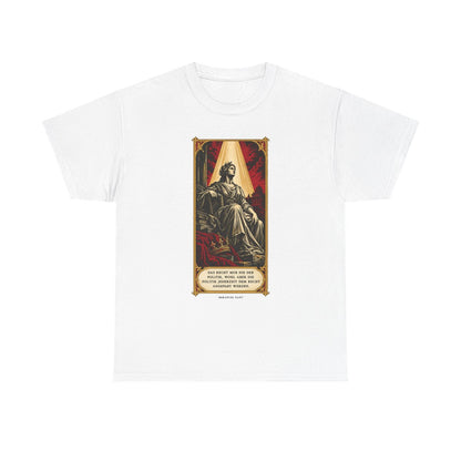 Unisex T-Shirt mit Zitat - Kant - Das Recht muß nie – front