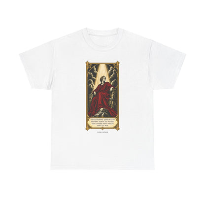 Unisex T-Shirt mit Zitat - Börne - Das Geheimnis jeder Macht besteht – front