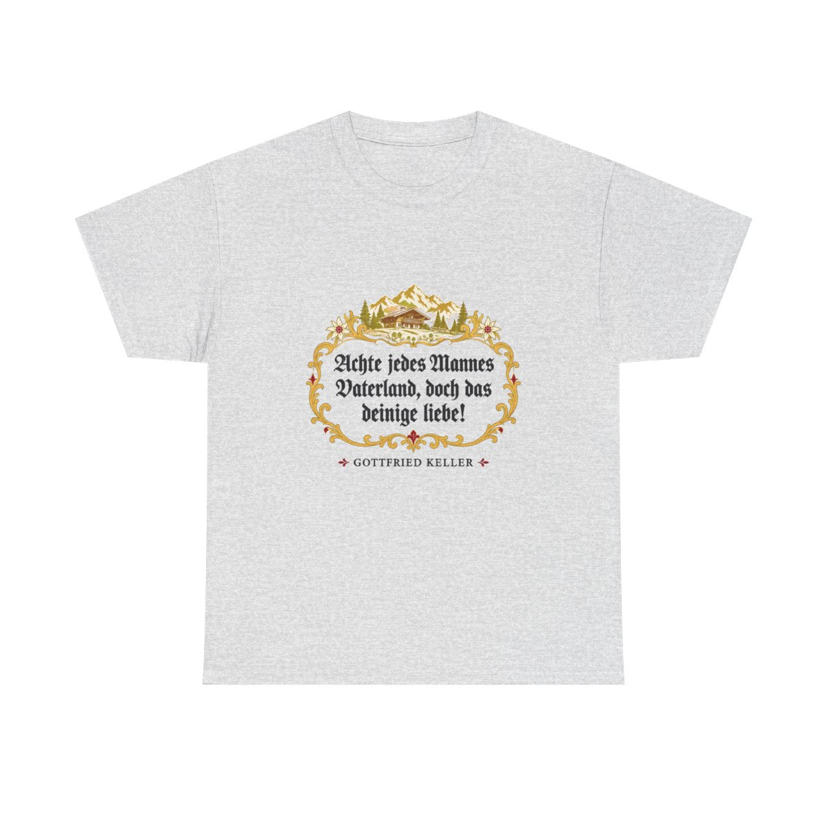 Unisex T-Shirt mit Zitat - Keller - Das deinige liebe – front
