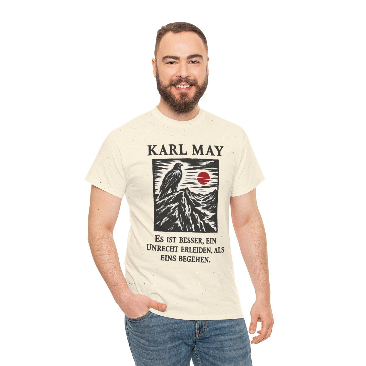 Unisex T-Shirt mit Zitat - May - Es ist besser – person-3