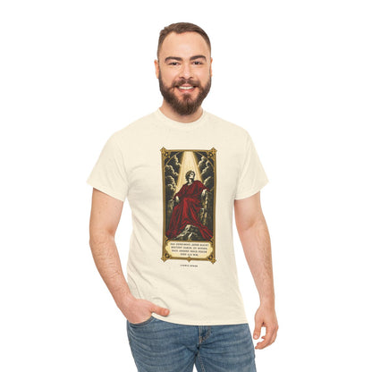 Unisex T-Shirt mit Zitat - Börne - Das Geheimnis jeder Macht besteht – person-3