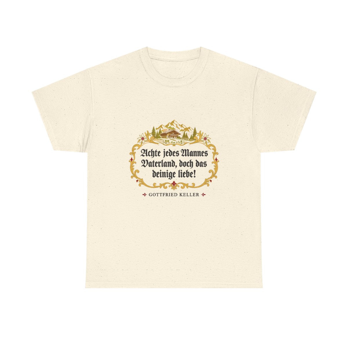 Unisex T-Shirt mit Zitat - Keller - Das deinige liebe – front