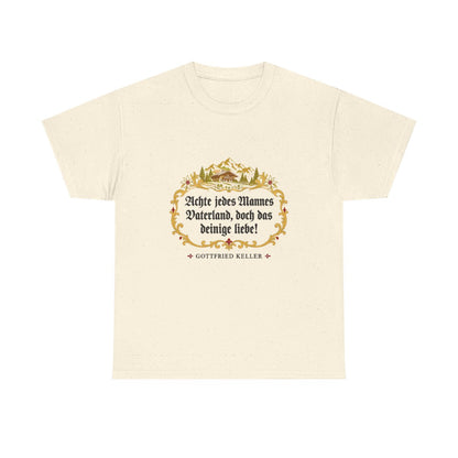Unisex T-Shirt mit Zitat - Keller - Das deinige liebe – front
