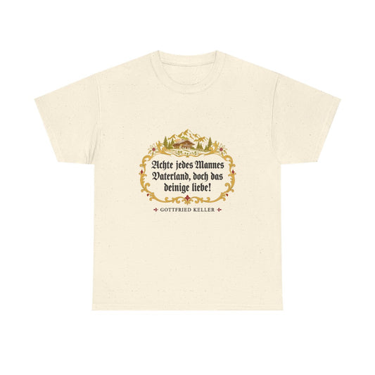 Unisex T-Shirt mit Zitat - Keller - Das deinige liebe – front